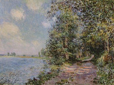 Veneux, August Afternoon by Alfred Sisley